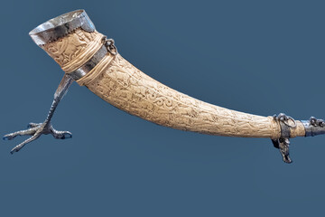 Antique horn or oliphant of Islamic culture
