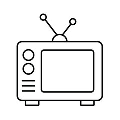 Television Vector icon which is suitable for commercial work and easily modify or edit it


