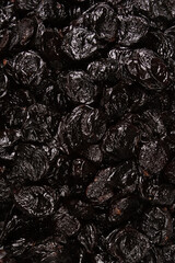 A set of dried fruits for proper healthy nutrition close-up top view