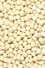 Natural healthy candies from nuts and fruits for proper nutrition close-up top view