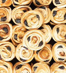 A set of dried fruits for proper healthy nutrition close-up top view