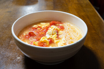 とても美味しい日本の一般家庭のにゅう麺