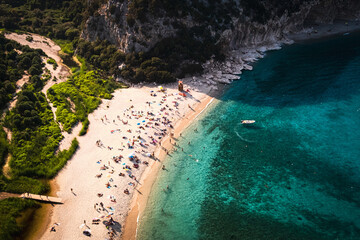 Cala Luna beach, Golfo di Orosei, Sardinia, Italy