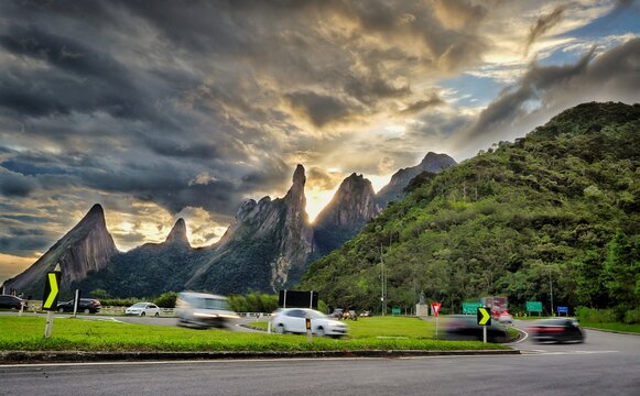 Dedo de Deus visto de Mirante Soberbo, Teres&oacute;polis, RJ, Brasil