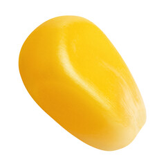 Delicious corn seed, isolated on white background