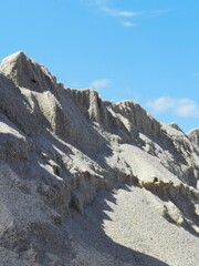 Obraz premium Dunes on the Baltic Sea. Summer, vacation on beach. Beautiful sandy landscapes.