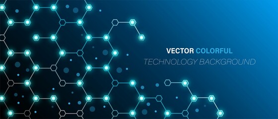 Background technology. Information security design, geometric hexagonal grid, communication cells. Texture mobile network, cloud file storage. Poster social networks, websites. Vector illustration