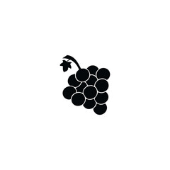grape illustration icon simple design vector