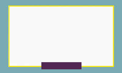 blue background with yellow outline squares and purple squares