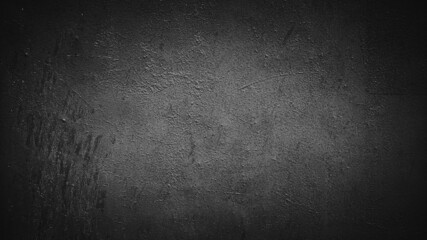 dark black grey abstract cement concrete wall texture background.