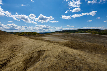 The mud volcanoes of Berca in Romania	