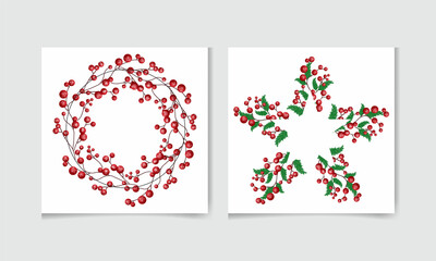 Set of watercolor floral  frames multi purpose template design collection. Botanic decoration illustration for wedding card, fabric, invitation card and logo composition.