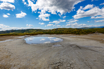 The mud volcanoes of Berca in Romania	