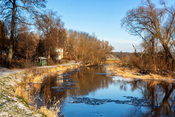 Zimowy spacer po Supraślu, Podlasie, Polska