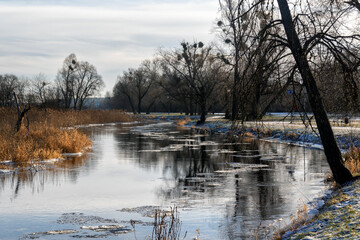 Zimowy spacer po Supraślu, Podlasie, Polska
