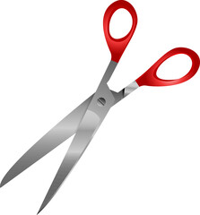 red scissors
