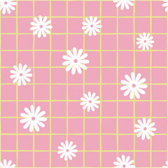seamless pattern with flowers