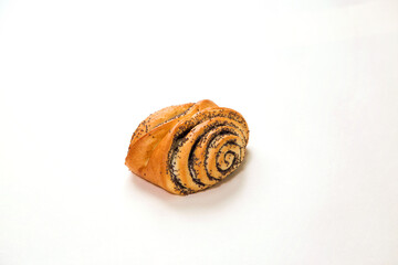 Fresh sesame seed roll bun freash baked tasty bakery