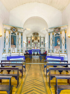 Interior Igreja de S&atilde;o Joaquim de Garopaba - Santa Catarina