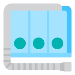 spirometer flat icon
