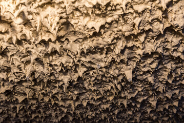 Room ceiling that looks like stalactites