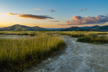 The mud volcanoes of Berca in Romania	