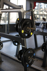 Fototapeta premium equipment in a gym