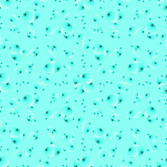 water drops on blue background