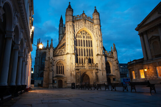 bath abby at dusk