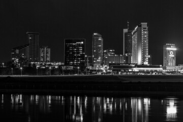 Fototapeta premium Buildings and monuments in Vilnius, Lithuania