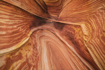 Landscape of a slot canyon, Coyote Buttes Paria Canyon-Vermillion Cliffs Wilderness Area, Arizona, USA