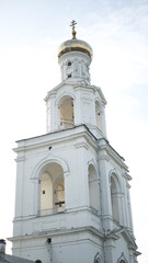 Fototapeta na wymiar Old Russian Church, The St. George's (Yuriev) Monastery 