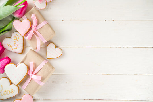 Spring and Valentine Day background