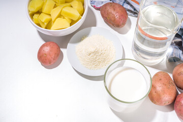 Alternative vegan potato milk