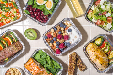 Healthy food delivery lunch boxes