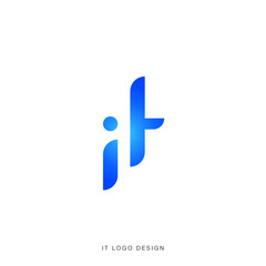 it circle lowercase design of alphabet letter combination with infinity suitable as a logo for a company or business - Vector