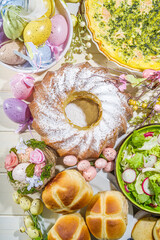 Festive Easter brunch or dinner