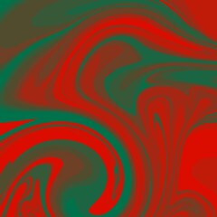 red green color psychedelic fluid art abstract background concept design vector illustration