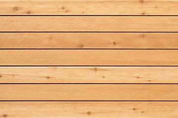 Exterior wooden decking or flooring isolated on white background