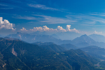 September is the best month for trekking in the beautiful Carnic Alps, Friuli-Venezia Giulia, Italy