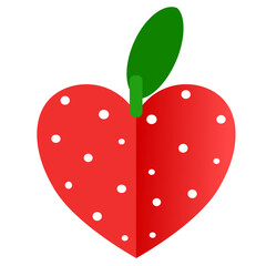 Heart Shape Apple 