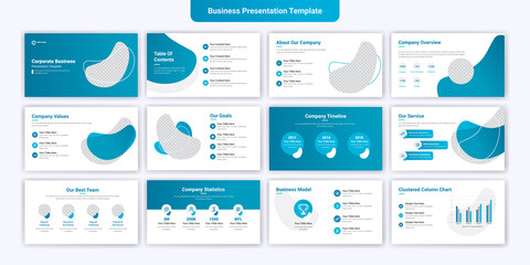 Corporate Business Powerpoint Presentation Slides Template