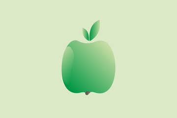 Template vector apple illustration
