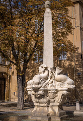 Fontaine des Quatre Dauphins, Aix-en-Provence, France