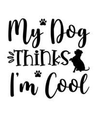 Fototapeta premium Dog Svg Tshirt Design