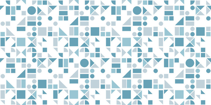 Geometric shapes background. Seamless pattern.Vector. 幾何学パターン