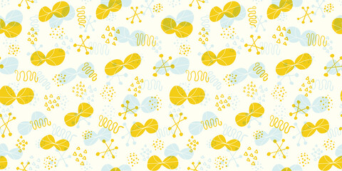 Butterfly illustration background. Seamless pattern. Vector. 蝶のイラストパターン
