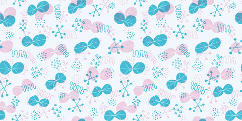 Naklejka na ściany i meble Butterfly illustration background. Seamless pattern. Vector. 蝶のイラストパターン