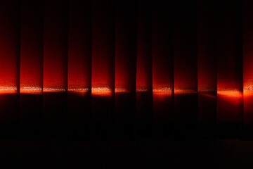 dark red curtain 