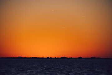 Florida Tampa bay sunset landscape